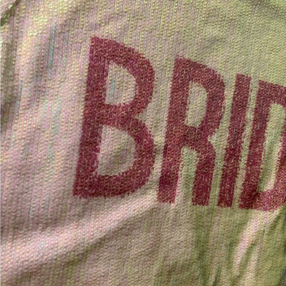 Hayley Paige sequin bride bomber - Picture 4 of 12